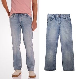 Lee Modern Series Jeans Light Wash Straight Fit Classic Stretch Men’s Size 33